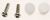 SS-192919 VERKLEIDUNG/SCHRAUBE/WEISS*2