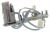 704319100 LAGERBOCK OBEN F.DISPLAY M.KABEL GRAU