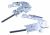 4055086724 KIT,HINGE,LEFT-RIGHT