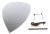 C00075323 482000022682 SICHTFENSTERGRIFF KIT WEISS MIT HAKEN