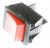 WIPPSCHALTER ROT, 1 - 0, 24X31, 125V-16A, 250V-8A