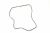3877937080 GASKET,OVEN DOOR,GREY,481X349,
