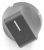 3550377224 KNOB,SILKSCREENED,MAT BLACK
