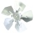 Flügel für Ventilator 10-16Watt Durchmesser 245mm, A=7mm