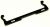 4026W2A019A LATCH POM BLACK 150MM PULL