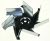 Kolešček Turbine ,primerno zaBES5002W 4134000000