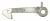 DC66-00816A LEVER DOOR;ZNDC,T5.0,-,-,NI COATING