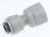 PI451222S STECKVERBINDER MIT INNENGEWINDE, 3/8“ AUF NPTF INNENGEWINDE