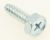 6002-001431 Blechschraube;Sechskant,+,2,M5,L16,ZPC(WHT),SW