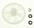 KW715564 INITIAL GEAR, WASHERS AND CIRCLIP