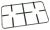 248037500 GITTER C 2 FLAMMEN G/D