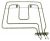 GRILL/OVEN ELEMENT ALT. FOR BEKO 262900064 PASSEND FÜR WHIRLPOOL C00408866