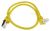 PATCHKABEL, CAT6, S/FTP, RJ45 GERADE/GEWINKELT, YE, 0,5M