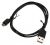 MICROUSB-KABEL MIT REVERSIBLEM STECKER, SCHWARZ, 1M