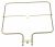 32018184 TOP HEATING ELEMENT(50X50,230V,1000W,E