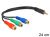 62499 Kabel 3 x C buchse > Klinkenstecker 3,5mm 4-polig