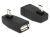 65474 Adapter USB Micro-B Stecker > USB 2.0-A Buchse OTG 90° gewinkelt