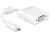 65557 ADAPTER HDMI MICRO-D STECKER > VGA BUCHSE MIT AUDIO WEIß