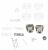 43013964 KIT SCHARNIERE VERSCHLUSS. SPORT