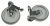 107417573 CASTOR WHEEL D100 WITH BRAKE 2 PCS