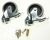 107417120 CASTOR WHEEL D75 WITH BRAKE 2 PCS.