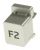 1759970700 F2 FUNCTION SELECT BUTTON SILVER