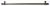 H25-60-220-021 10002421 HANDLE RUSTIC ANCIENT (BRASS) 60X60