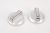 AS00001315 KIT 2 SILVER KNOBS NEW VERSION FOR SWITCH/THERMOSTAT 945