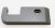 20122080161 Scharnierabdeckung links grau