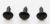 42295931 DOOR H. SC. CAP LDPE BLACK