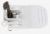 ST0051381 POIGNÉE HUBLOT + CROCHET PLASTIQUE